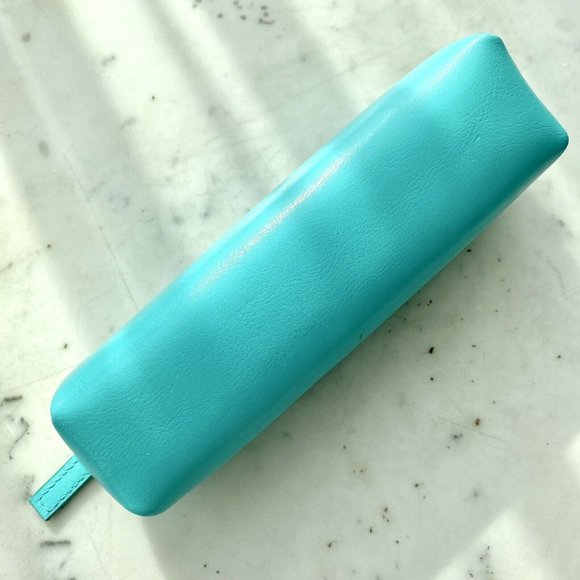 Paperchase Aqua Pencil Accessory Cosmetic Zip Case Pouch Art Supplies Storage - Picture 2 of 4